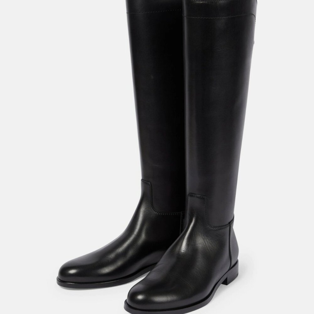 Loro Piana Wellington Boots Black 39.5